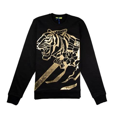 versace jeans camouflage tiger sweatshirt|Women's Sweatshirts & T.